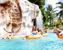 Захватывающие Водный парк и бассейн с волной в Pacific Islands Club на Сайпане